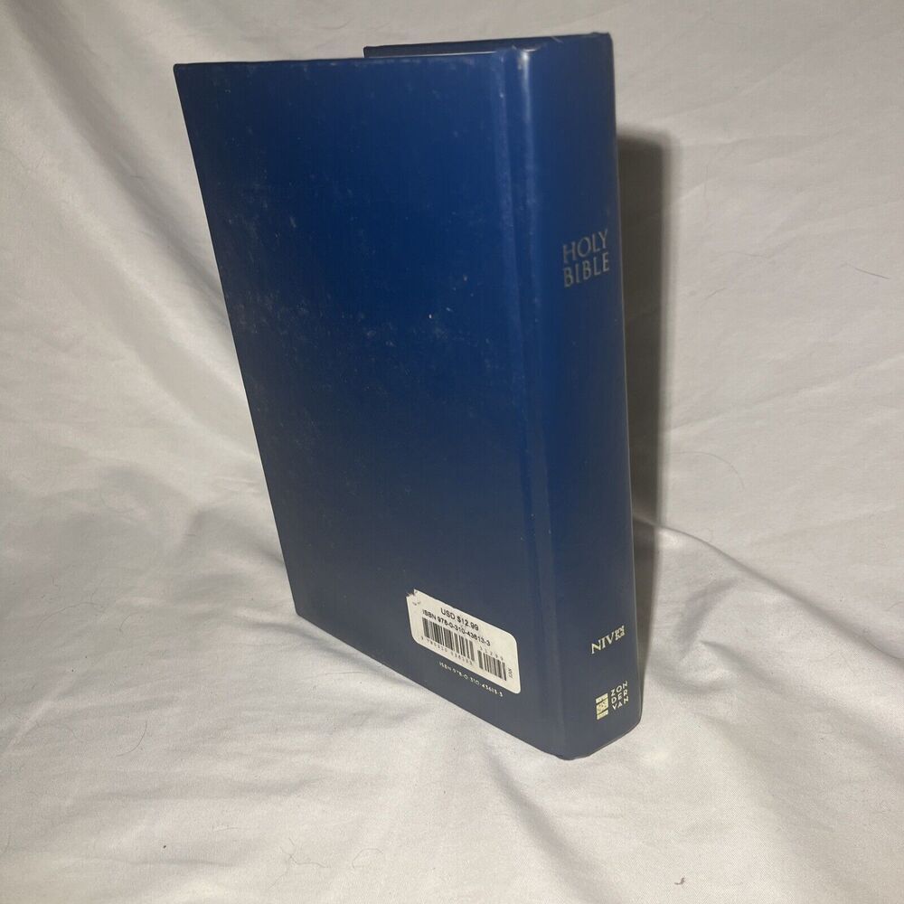 Holy Bible NIV Hardcover by Zondervan 2011 Blue - Picture 2 of 5